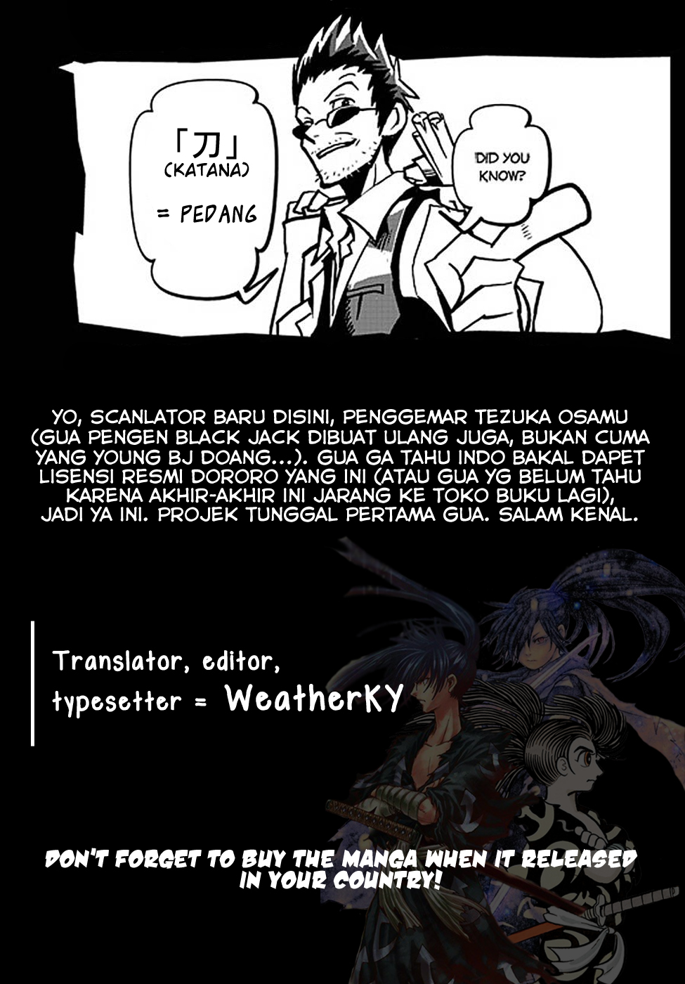 Dororo to Hyakkimaru-den Chapter 01 Gambar 45